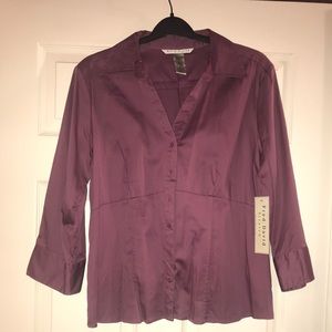 NWT Fred David/Raspberry Colored Shirt